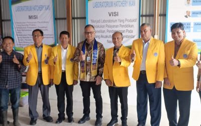 DIRJEN KEMDIKTISAINTEK KUNJUNGI HATCHERY FPIK UTU