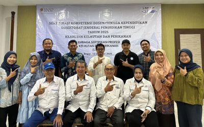 Dosen FPIK UTU Lulus Uji Kompetensi BNSP Bidang Perikanan dan Kelautan