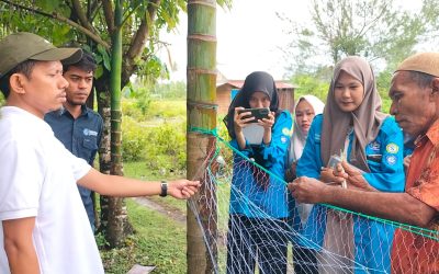 Penerapan Teknologi Jaring Udang (Trammel Net) dalam Praktikum Mahasiswa Perikanan Universitas Teuku Umar