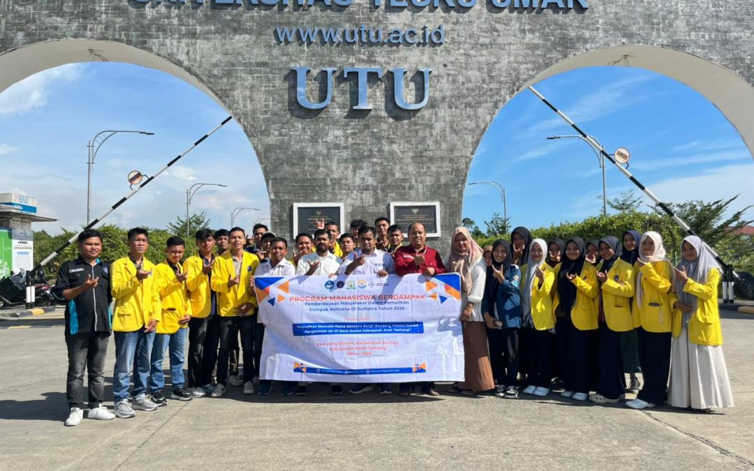 FPIK Universitas Teuku Umar Resmi Lepas Tim “Mahasiswa Berdampak” Menuju Aceh Tamiang