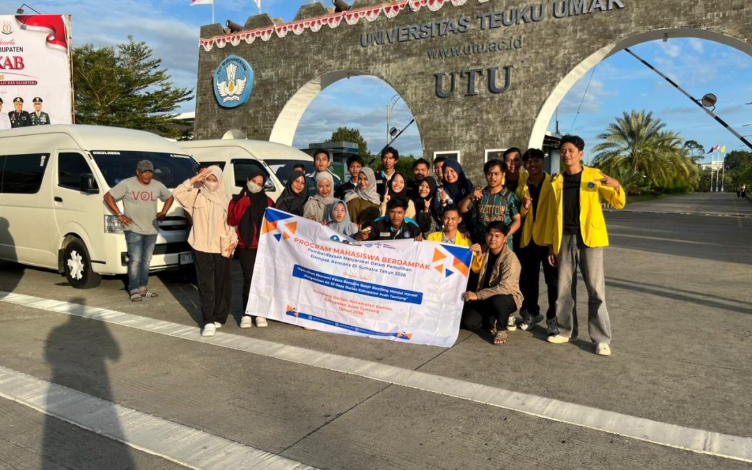 Mahasiswa Universitas Teuku Umar Diberangkatkan ke Aceh Tamiang, Siap Realisasikan Program “Mahasiswa Berdampak”