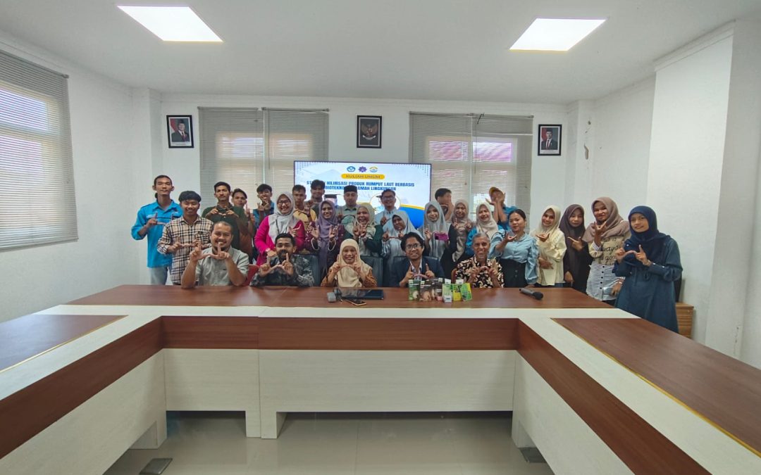 FPIK UTU KAJI POTENSI RUMPUT LAUT UNTUK INDUSTRI PERIKANAN KELAUTAN BERSAMA PAKAR