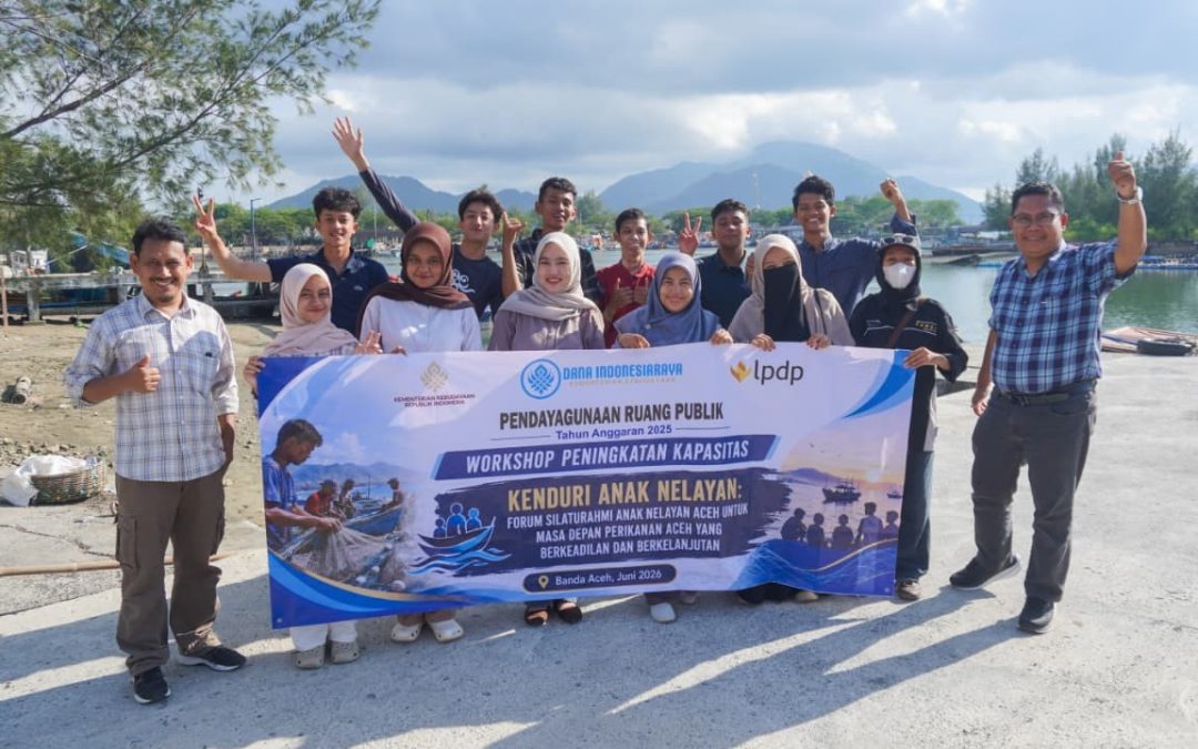 Dosen Program Studi Sumber Daya Akuatik sukses melaksanakan kegiatan “Workshop Peningkatan Kapasitas Penulisan dan Pemantauan Pesisir Bagi Anak Nelayan Aceh”.