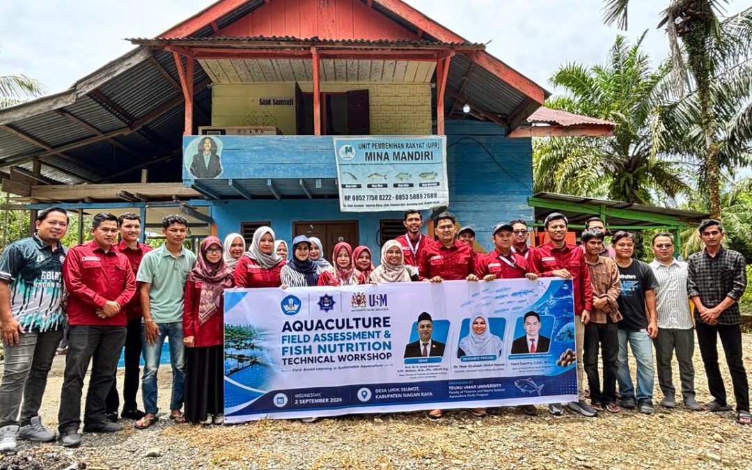 Kolaborasi Pengabdian Internasional UTU–USM Dorong Optimalisasi Pertumbuhan Ikan Nila melalui Edukasi Nutrisi dan Feed Additive di UPR Mina Mandiri