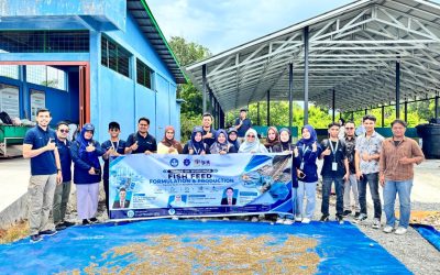 Kolaborasi Riset Internasional USM–UTU Kembangkan Formulasi Pakan Berbasis Permasalahan Budidaya Ikan Nila di UPR Mina Mandiri