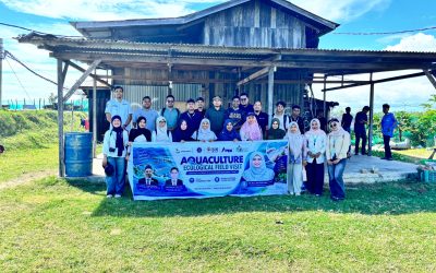 Aquaculture Ecological Field Visit Prodi Akuakultur FPIK UTU Perkuat Pembelajaran Lapangan di Farm Kinza 6A