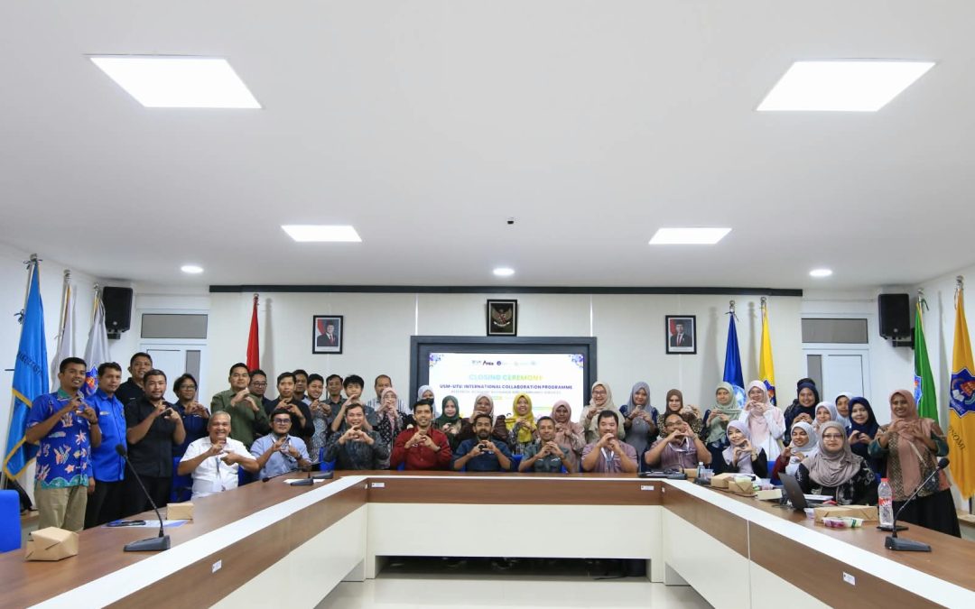 Resmi Ditutup, USM-UTU International Collaboration Programme Sukses Lahirkan Evaluasi dan Rencana Riset Lanjutan