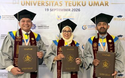 Perkuat Kompetensi Sektor Maritim, Tiga Akademisi FPIK UTU Resmi Sandang Gelar Profesi Insinyur