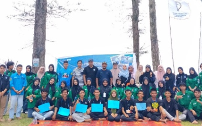 HIMASA Himpunan Mahasiswa Sumber Daya Akuatik Universitas Teuku Umar Gelar Kegiatan Sampling 2026 Di Pantai Lhok Raja